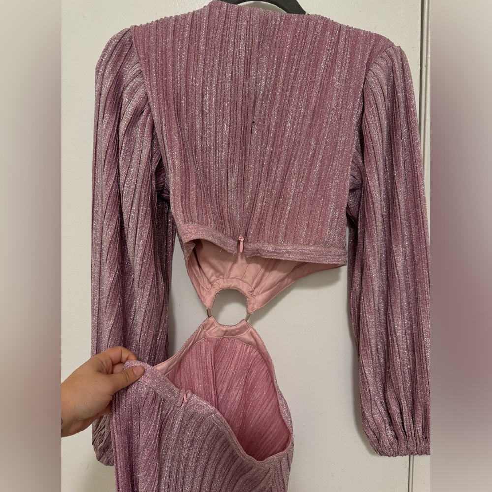 SUBOO Mars Long Sleeve Cut Out Mini Dress Size XS - Picture 5 of 6